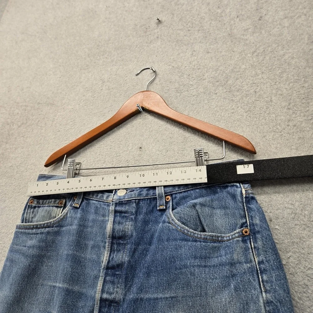 VINTAGE Levi's 501 Men Jeans 36X30 Blue Denim Original Fit Straight Leg USA READ